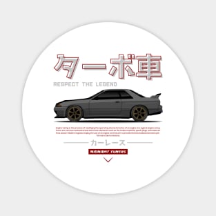 Silver JDM GTR R32 Legend Magnet